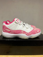 Jordan 11 low pink snake