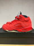 Jordan 5 red suede