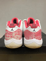 Jordan 11 low pink snake